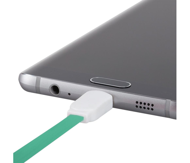 ARKAS Kabel USB-MICRO Zielony - 1402932 - zdjęcie 4